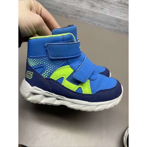 Sketchers S Lights Boots Roomy Fit Toddler Size 9 Lot Of 3 Pairs Of Shoes - Picture 2 of 16